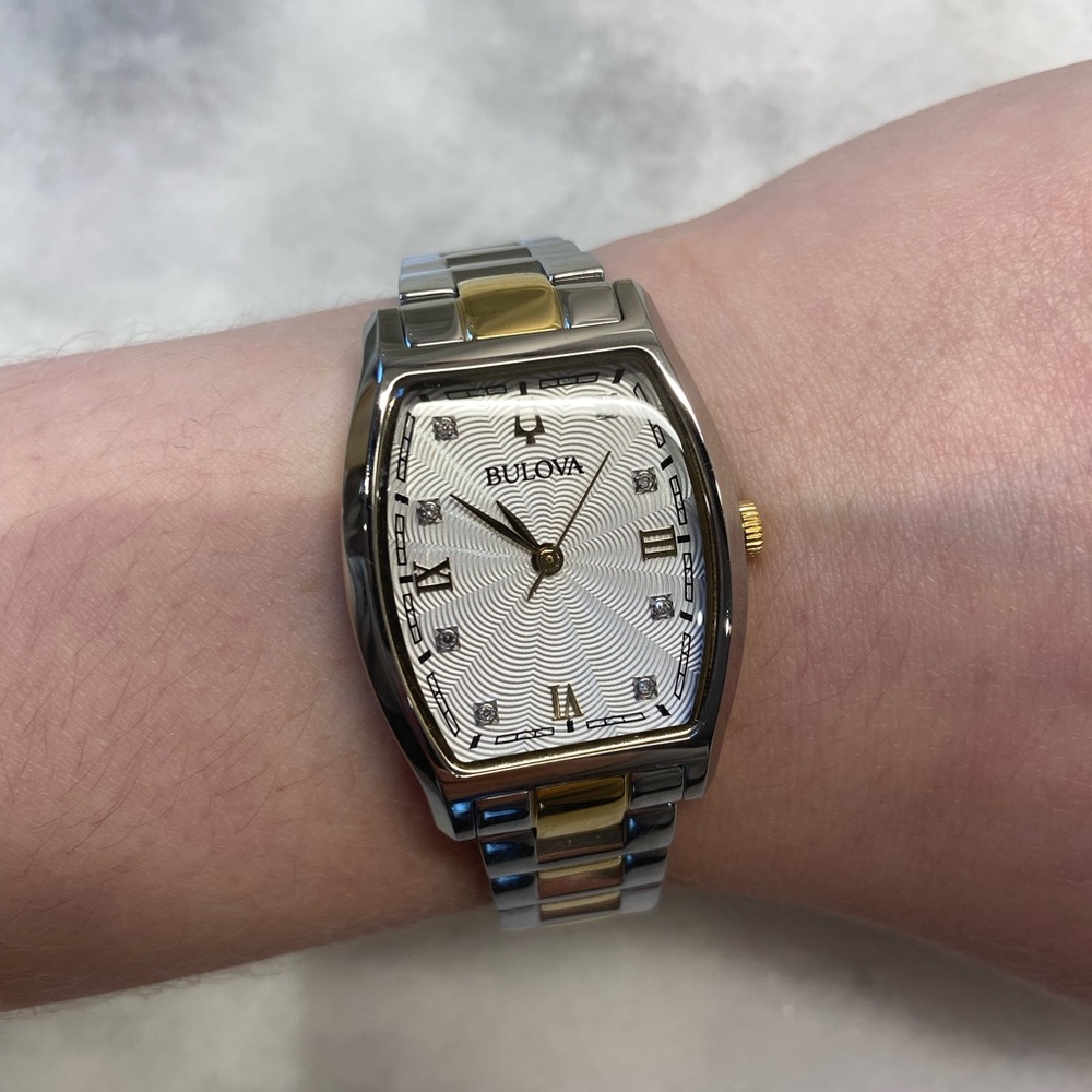 Bulova Quartz Two-Toned Watch